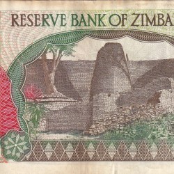 Alternative view of ZIMBABWE FIFTY DOLLARS OLD ISSUE WORLD NOTE