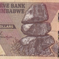 ZIMBABWE FIFTY DOLLARS OLD ISSUE WORLD NOTE