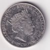 United Kingdom › Gibraltar 1 Crown 2017- Elizabeth II Platinum Wedding - Decade of New Beginnings; Platinum Plated Rare Coloured Coin #V-42 - Image 2