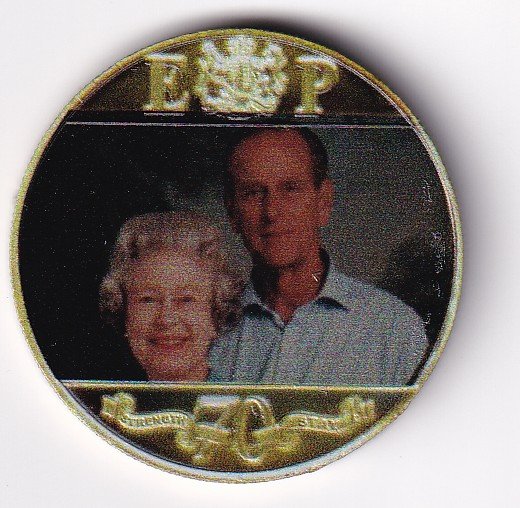 United Kingdom, Gibraltar 1 Crown 2021- ELLIZABETH II Commemorative issue Rare Coloured Coin#V-47