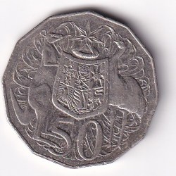 Australia 50 Cents 2008 - Elizabeth II Big Size Old Coin #N-346