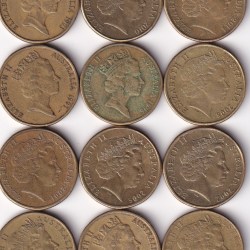 Alternative view of 12 DIFFERENT AUSTRALIA ONE DOLLAR COMMEMORATIVE RARE ( 12 COIN SET)# N-368