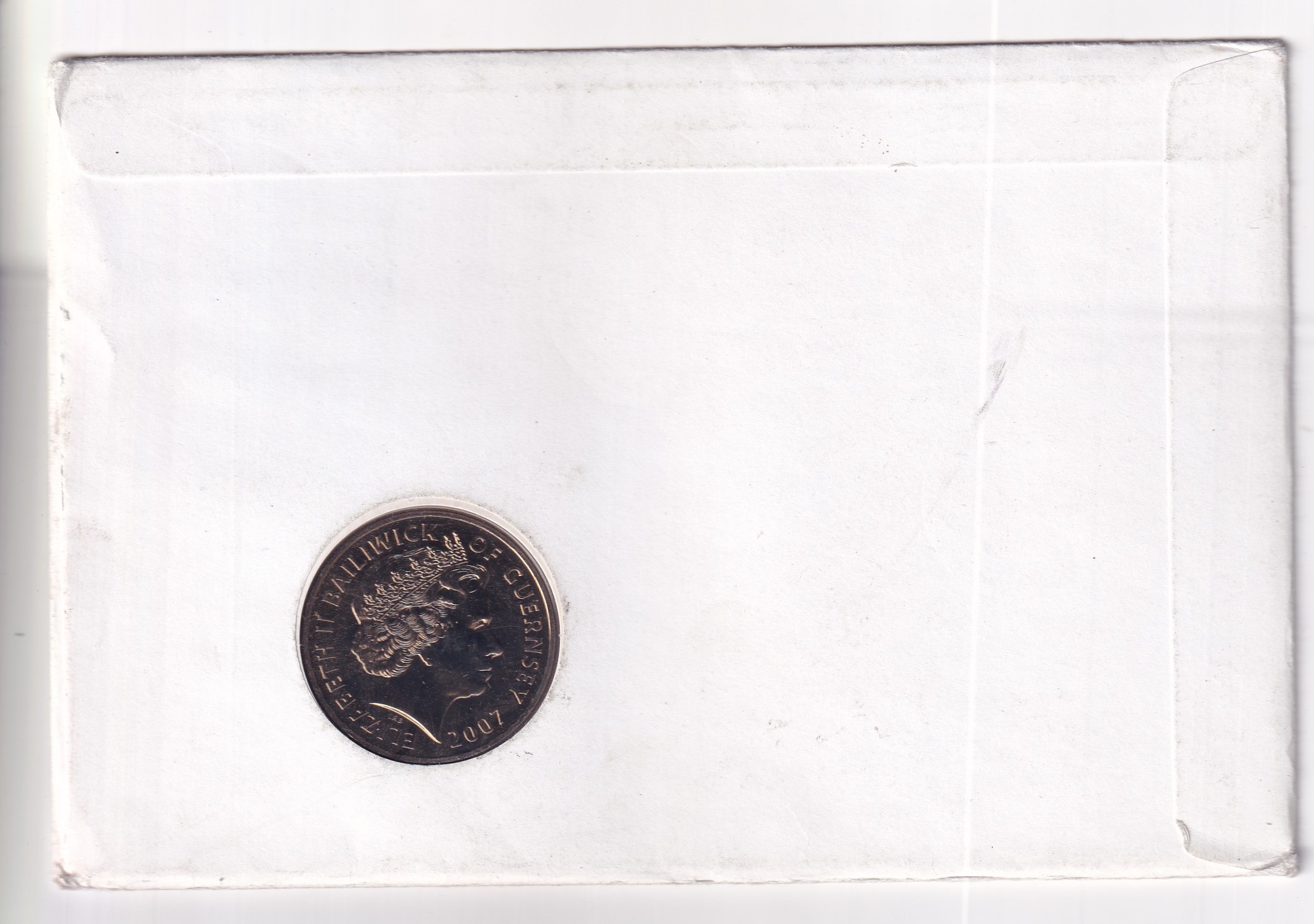GUERNSEY 5 POUND 2007 DIAMOND WEDDING ANNIVERSARY COMMEMORATIVE COIN FIRST DAY COVER MINT PACK GEM UNC - Image 2