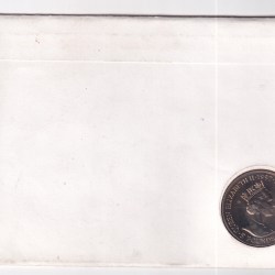 Alternative view of FALKLAND ISLANDS 5 POUNDS 1997 - GOLDEN WEDDING ANNIVERSARY - ELLIZABRTH AND PHILLIP - COMMEMORATIVE COIN FIRST DAY COVER MINT PACK GEM UNC