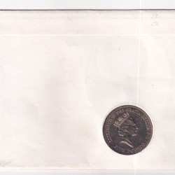 Alternative view of REGINA 5 POUNDS 1996 - 70th BIRTHDAY HER MAJESTY QUEEN ELIZABETH II- COMMEMORATIVE COIN FIRST DAY COVER MINT PACK GEM UNC