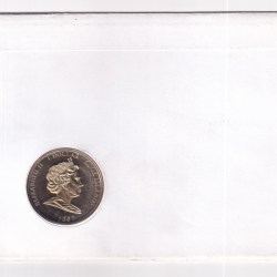 Alternative view of COOK ISLANDS 1 DOLLAR 2007 - DIAMOND WEDDING ANNIVERSARY - COMMEMORATIVE COIN COVER MINT PACK GEM UNC