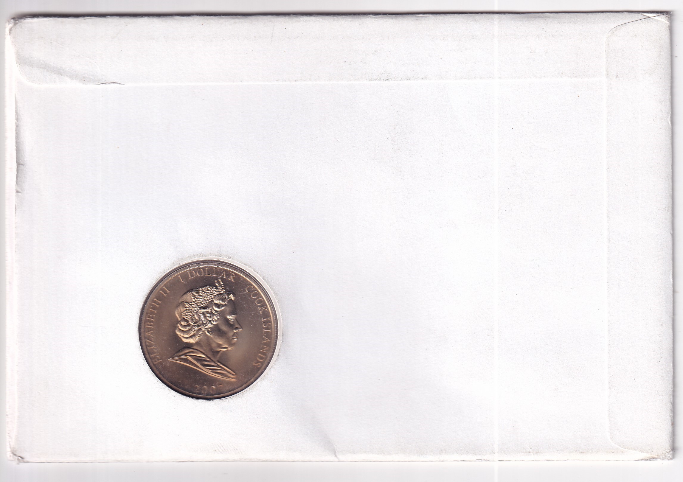 COOK ISLANDS 1 DOLLAR 2007 - *QUEEN ELIZABETH II* DIAMOND WEDDING ANNIVERSATY COMMEMORATIVE COIN FIRST DAY COVER MINT PACK GEM UNC - Image 2