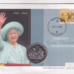 ISLE OF MAN 1 CROWN 1999 - *THE LIFE AND TIMES OF THE QUEEN ELIZABETH* COMMEMORATIVE COIN FIRST DAY COVER MINT PACK GEM UNC