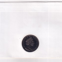 Alternative view of ISLE OF MAN 1 CROWN 2002 - * LOVE OF HORSES THE QUEEN MOTHER * COMMEMORATIVE COIN FIRST DAY COVER MINT PACK GEM UNC