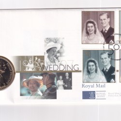 ENGLAND 5 POUNDS 1997 - PHILIP PRINCEPS 1997 COMMEMORATIVE COIN FIRST DAY COVER ROYAL MINT PACK GEM UNC