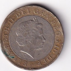 Alternative view of United Kingdom 2 Pounds - Elizabeth II Technology Rare Coin #N-384