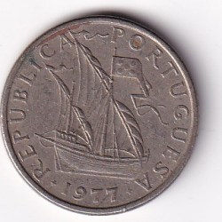 Alternative view of Portugal 5 Escudos 1977 Miniature coin Rare Coin #N-387