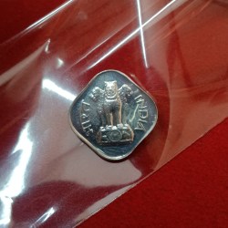 Alternative view of Rare One Paise Proof Set Coin 1972 B Mint Gem Bunc Condition