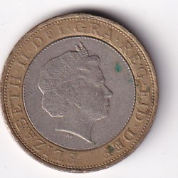 Alternative view of United Kingdom 2 Pounds 2006 Elizabeth II Isambard K. Brunel Rare Coin # N-394