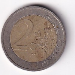 Alternative view of Austria 2 Euros 2002 1st map Rare Coin # N-395