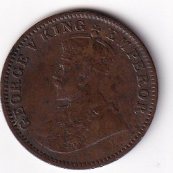 Alternative view of British India ¼ Anna 1916 Rare Date Extermaly Rare High Grated Coin # N-427