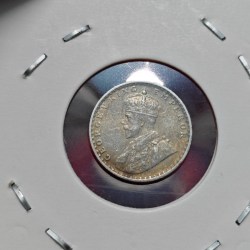 Alternative view of 2 ANNA 1913 Bombay MINT Coin GEORGE V KING EMPEROR