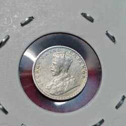 Alternative view of 2 ANNA 1916 CALCUTTA MINT GEORGE V KING EMPEROR COIN