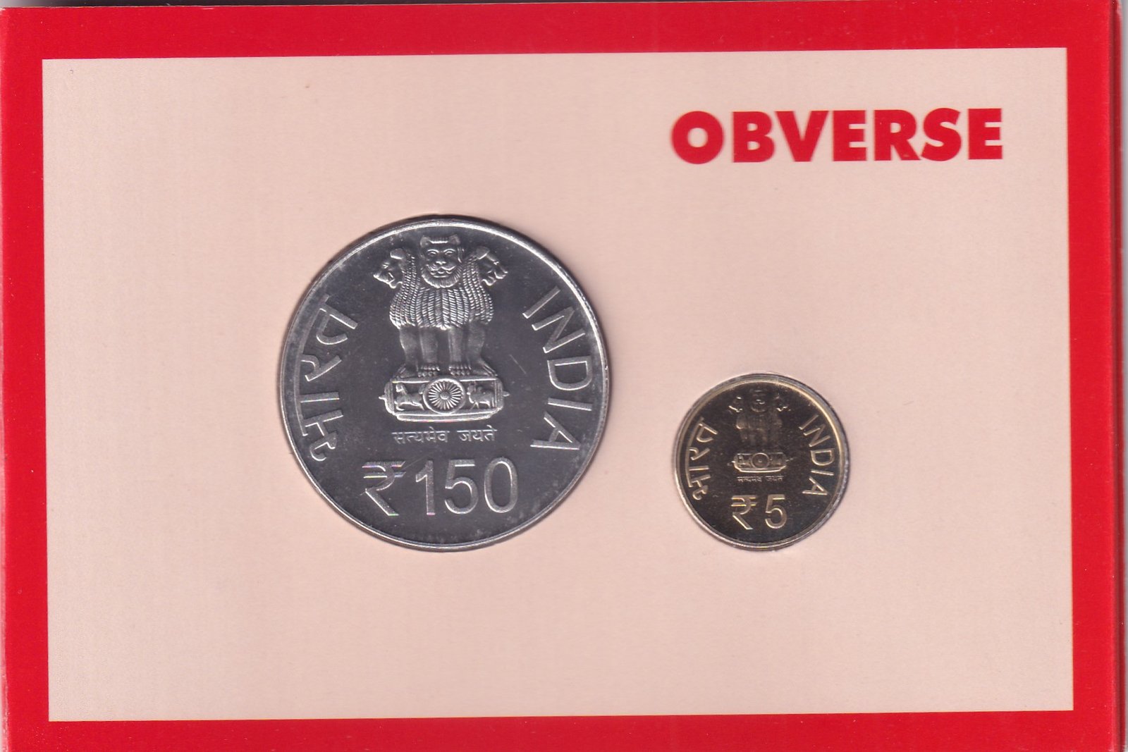 MADAN MOHAN MALAVIYA 1861-2011 MUMBAI MINT RARE 2 COINS ((UNC SET))