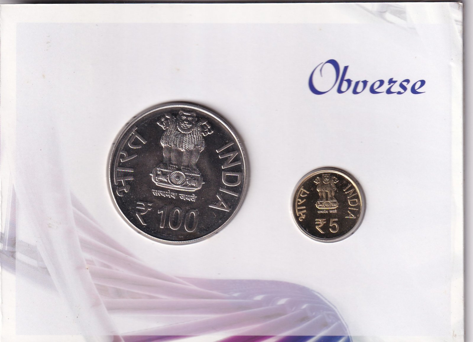 Indian Council of Medical Research 2011 Mumbai Mint (2 Coin) UNC Set