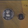 60 Year of Coir Board (1953-2013) Mumbai Mint 2 Coin Unc Set - Image 3