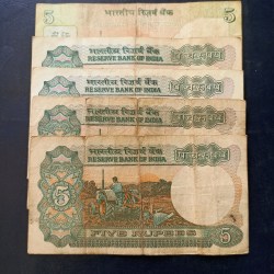 Reserve Bank of India Denominaton 5₹ Governor Vimal jalan Same and similar set are available