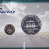 CIVIL AVIATION INDIA -2011 MUMBAI MINT 2 COIN ((PROOF SET)) - Image 3