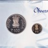 INDIAN COUNCIL OF MEDICAL RESEARCH-2011 MUMBAI MINT 2 COIN ((PROOF SET)) - Image 3