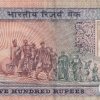 500 Rupees Dandhi March Governor C .Rangarajan Rare Note - Image 2