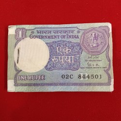 One Rs Small Coin Rare Full Bundle Finance Secretary Gopi Kishan Arora 1989 Year Unc Condition 844501