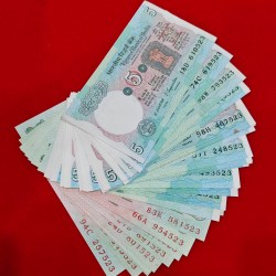 5 RUPEE SIGNATURE SET C-15 TO C-45 UNC CONDITION ENDING LAST 3 DIGIT SAME 523