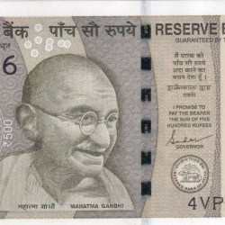777786 FANCY NUMBER 500 RUPEES💎 GEM UNC 💎RARE NOTE BUYER WILL RECEIVE DIFFERENT PREFIX 1 NOTE