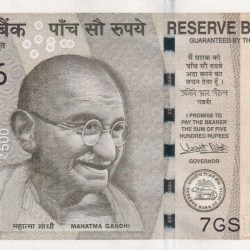 687786 FANCY NUMBER (RESERVE 786) 500 RUPEES💎 GEM UNC 💎RARE NOTE