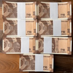 Super Valuable 10 Rupee Birthday Date Bundle Complete 100 Special Occasion Day Note Collection Lowest Price Deal