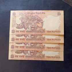 Alternative view of Reserve Bank of India Denominaton 10₹ ⭐ 10₹ series Gem unc condition Same set are available