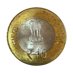 Alternative view of Rs 10 India Government Issue Maharana Pratap Coin Issue Noida Unlisted ISSUE