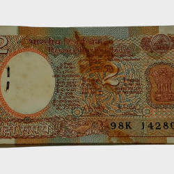 2 Rupees Old SATELLITE Issue Sign R.N MALHOTRA Serially 100 Notes COMPLETE Bundle in High Collectable Grade.