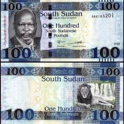 South Sudan 100 South Sudanese Pounds World Banknote 2019 P15d UNC Unique and Rare