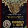 5 Rs. COMPTROLLER & AUDITOR rare Commemorative Coin Card Special Edition - Image 2