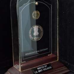 Alternative view of PERARIGNAR ANNA CENTENARY 1969 (2 PCS COIN ) V. I .P SET EXTREMELY RARE