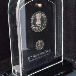 Alternative view of 75 YEARS OF DANDHI MARCH 2007 (1 COIN ) V. I .P SET EXTREMELY RARE