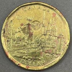 Canada 1 Dollar 2017 Mint, Commemorative RARE COIN # Z-1363