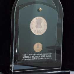 Alternative view of 150TH BIRTH ANNIVERSARY OF MADAN MOHAN MALAVIYA -2011 ( 2 COINS SET ) V. I .P SET EXTREMELY RARE