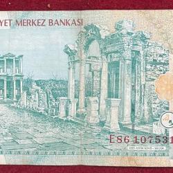 Alternative view of BANKASI 20 YIRMI YENI TURK LIRASI RARE NOTE