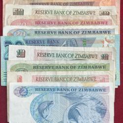 Alternative view of ZIMBABWE ( 10 DIFFERENT ) BIG SIZE DENOMINATION RARE ( 10 PCE SET) LOWEST PRICE # SKU-101