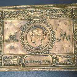 BIRTISH- INDIA BISCUIT BOX 1914 VERY RARE 100% OLD ORIGINAL