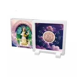 2024 Samoa – Archangel in the zodiac - Pisces VS Sandalphon - Gold Plated Proof Coin Beautiful Pack Set