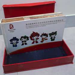 Alternative view of BeiJing 2008 Olympic Mascot 26 Medal Silver Plated Coin Certified Collectors Set
