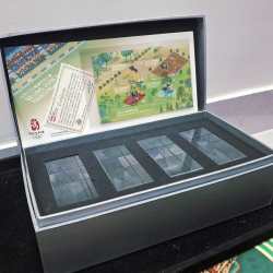 Alternative view of CHINA BEIJING 2008 CRYSTAL BOX SET + TOYS STAMP VERY BEAUTIFUL BOX WITH CERTIFICATE