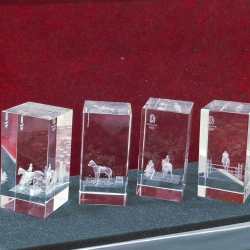 CHINA BEIJING 2008 CRYSTAL BOX SET + TOYS STAMP VERY BEAUTIFUL BOX WITH CERTIFICATE